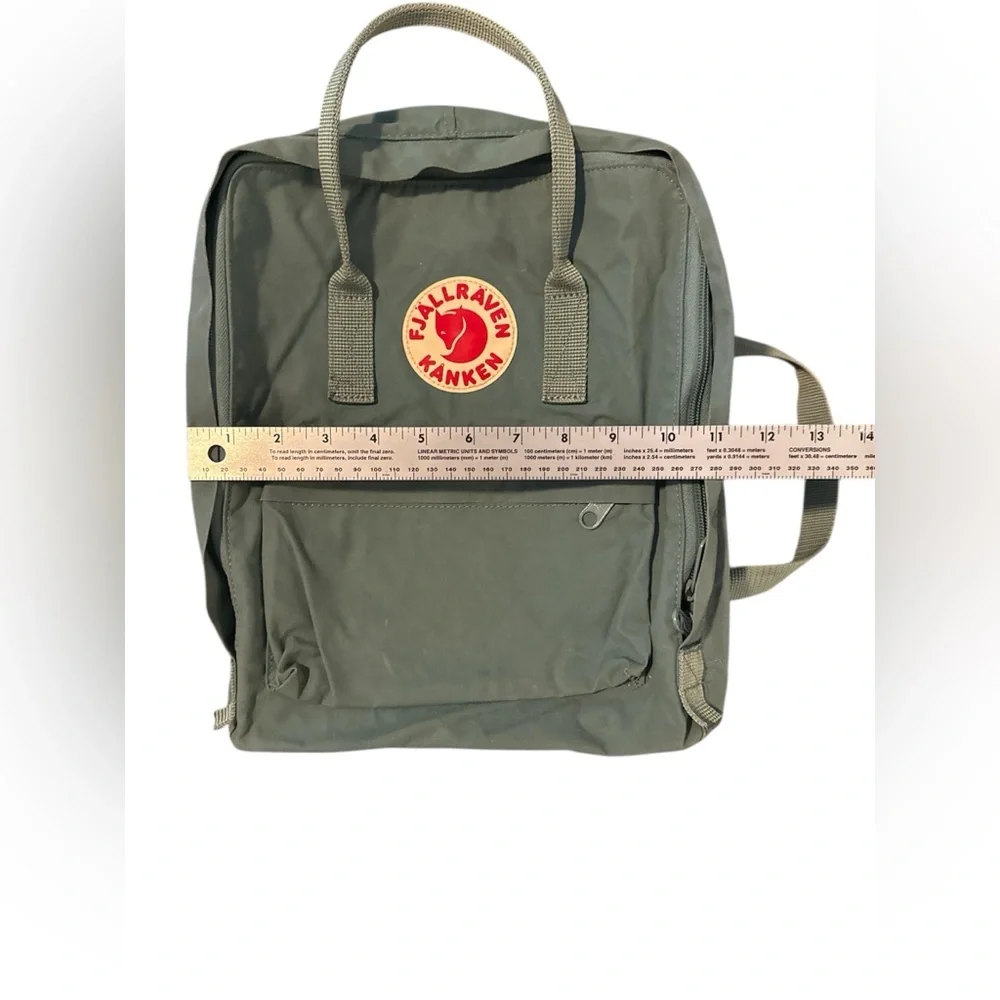 Fjallraven Kånken Olive Green Backpack - Picture 3 of 10